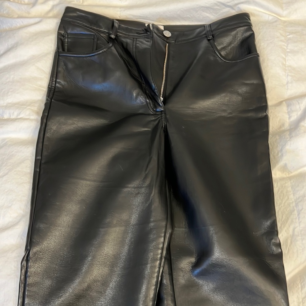 Aritzia Wilfred leather pants